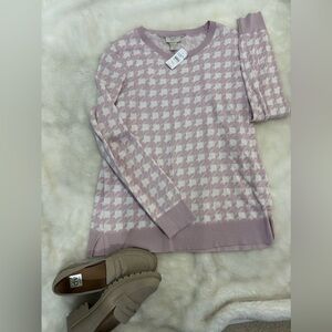 LOFT Women's Light Purple Sweater - XL